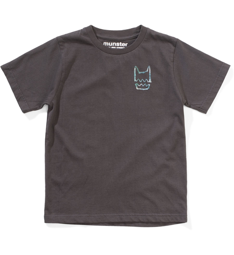 Munster Gradlogo Tee - Soft Black