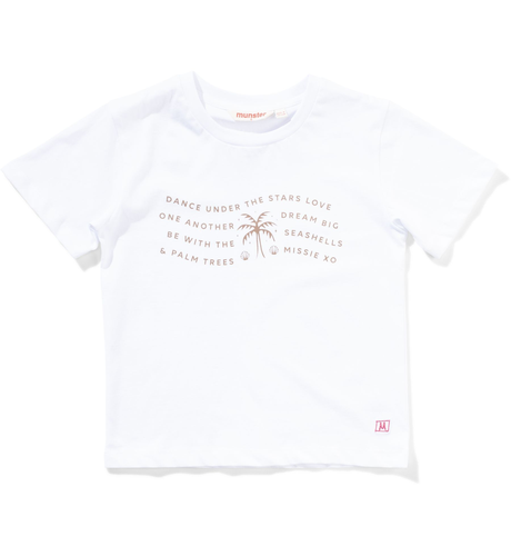 Missie Munster Sunshine Poem Tee - White