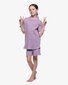 The Girl Club Lilac Cotton Rib Summer PJs