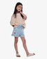 The Girl Club Light Blue Simple Denim Shorts