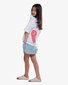 The Girl Club Light Blue Simple Denim Shorts