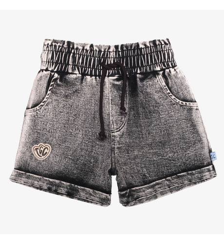 The Girl Club Vintage Black Denim Shorts