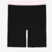 The Girl Club Black Cotton Rib Stretch Shorts