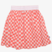 The Girl Club Checker Muslin Elastic Waist Skirt