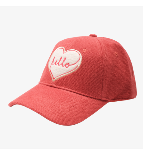 The Girl Club Hello Patch Terracotta Hip Hop Cap