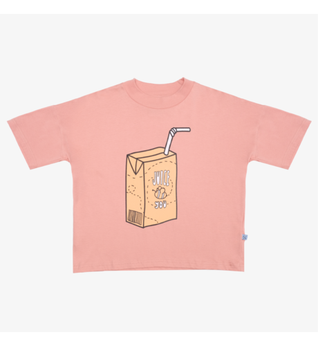 The Girl Club Juice Be You Relaxed Tee - Sherbet Pink