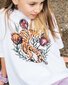 The Girl Club Queen of The Jungle Relaxed Tee - White