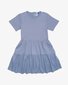 The Girl Club Blue Cotton Rib Relaxed Play Dress