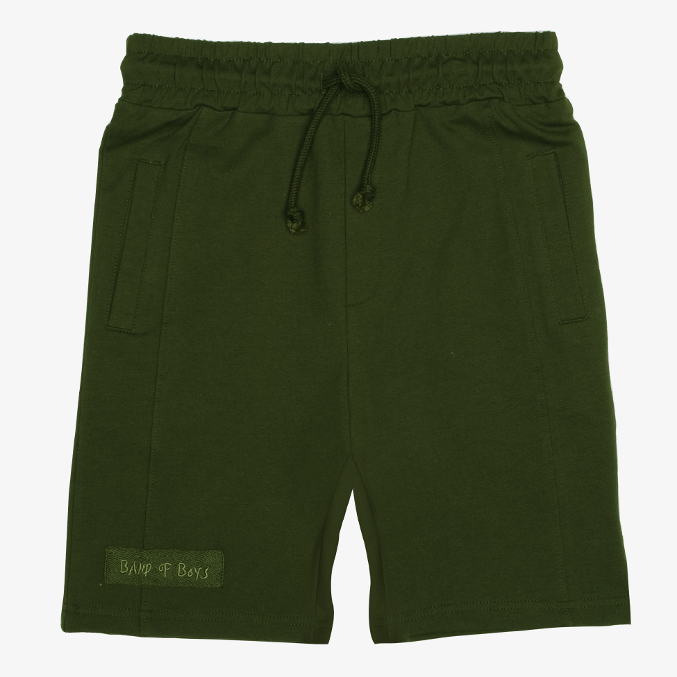 Band of Boys Army Green Seam Front Shorts CLOTHING-BOY-Boys