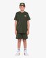 Band of Boys Army Green Seam Front Shorts