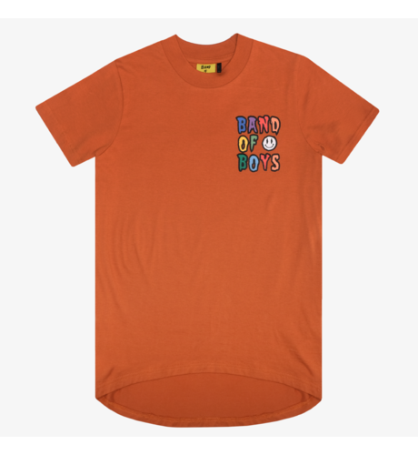 Band of Boys Rainbow Scoop Hem Tee