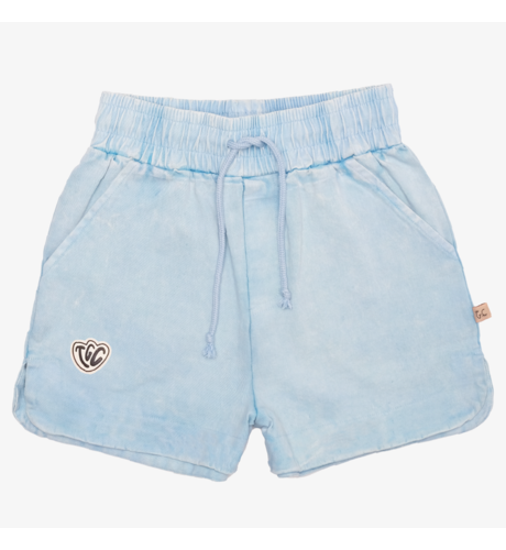 The Girl Club Light Blue Simple Denim Shorts