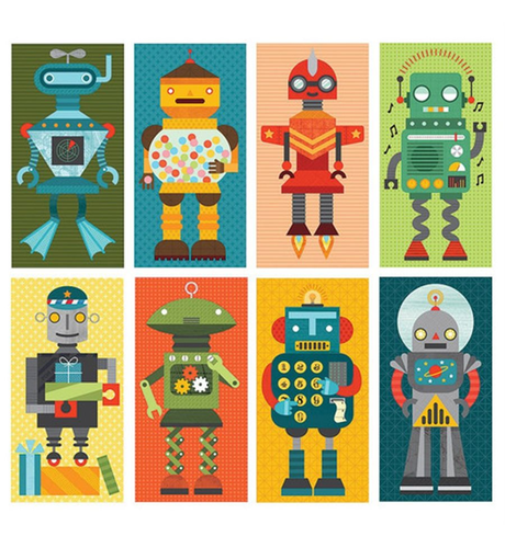 Petit Collage Mix & Match Robot Remix