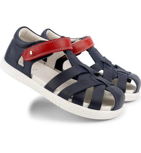 Bobux Kid+ Tropicana II Sandal - Navy + Red