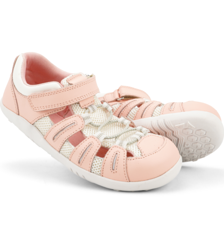 Bobux Kid+ Summit Sandal - Seashell + White