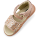 Bobux iWalk Gem Sandal - Rose Gold Sparkle