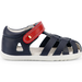 Bobux Step Up Tropicana II Sandal - Navy + Red
