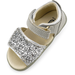 Bobux Step Up Gem Sandal - Silver Sparkle