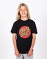 Santa Cruz Classic Dot Front T-Shirt - Black