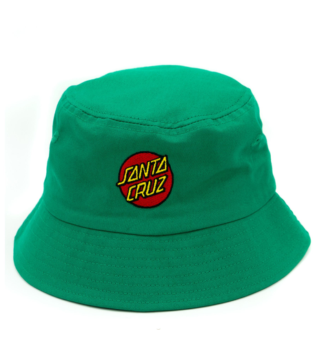 Santa Cruz Classic Dot Bucket Hat - Green