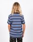 Santa Cruz Flamed Not A Dot Yarn Dye T-Shirt - Blue Stripe