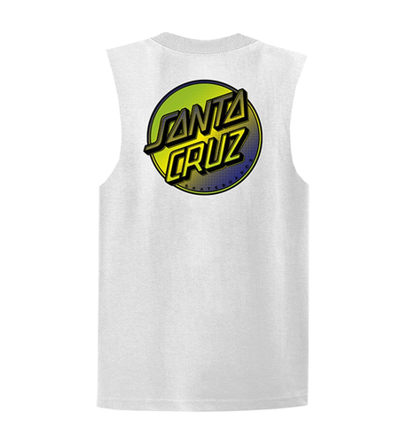 Santa Cruz Contra Dot Pop Singlet - White