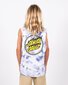 Santa Cruz Checked Out Flamed Dot Singlet - Grey Tie Dye