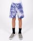 Santa Cruz Checked Out Flamed Dot Trackshorts - Blue Tie Dye