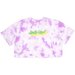 Santa Cruz Step Strip Crop Top - Purple Tie Dye