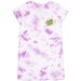 Santa Cruz Other Dot Pop Chest Tee-Shirt Dress - Purple Tie Dye