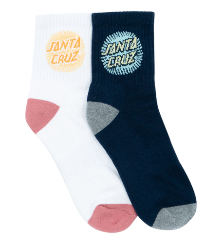 Santa Cruz Daylight Dot Socks 2Pk (Wmns 6-10)