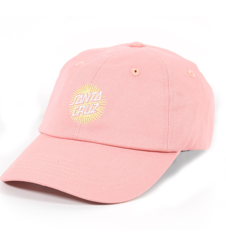 Santa Cruz Daylight Dot Baseball Hat - Rose