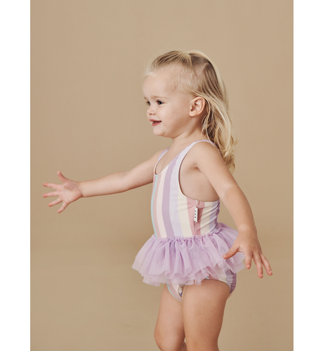 Huxbaby Stripe Ballet Swimsuit