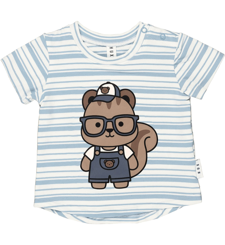 Huxbaby Chippy Dusty Blue T-Shirt