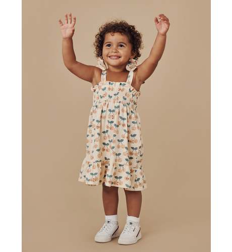 Huxbaby Cherry Shirred Dress