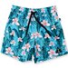 Hello Stranger Floral Board Short - Blue Floral