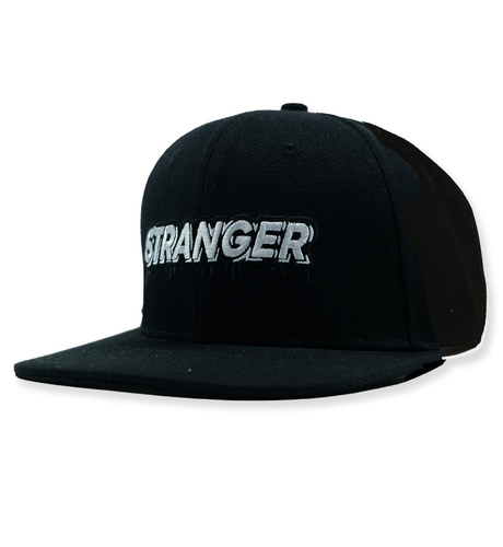 Hello Stranger Stranger Snapback Cap - Black