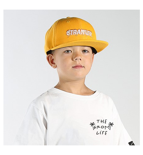 Hello Stranger Stranger Snapback Cap - Yellow