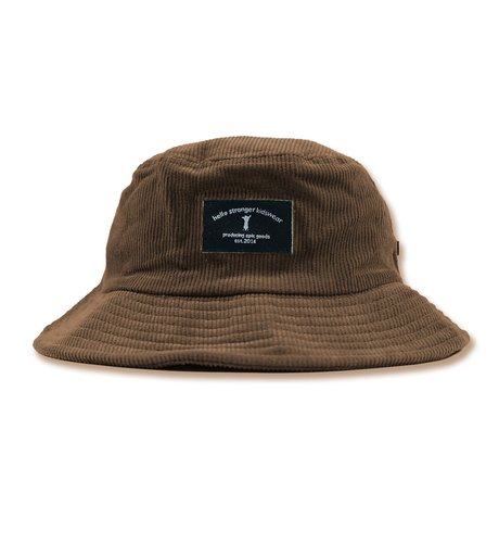 Hello Stranger Bucket Hat - Brown Cord