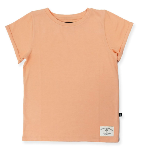 Hello Stranger Girls S/S Classics Tee - Peach