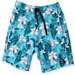 Hello Stranger Floral Long Board Short - Blue Floral