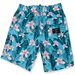 Hello Stranger Floral Long Board Short - Blue Floral