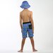 Hello Stranger Skulls Long Board Short - Blue Skulls