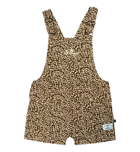 Hello Stranger Girls Overall - Leopard