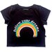 Hello Stranger Dreams S/S Crop Tee - Black