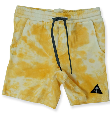 Hello Stranger Walk Short - Yellow Tie Dye