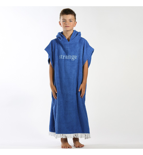 Hello Stranger Stranger Poncho Towel - Blue