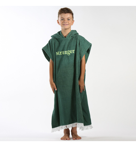 Hello Stranger Stranger Poncho Towel - Forest