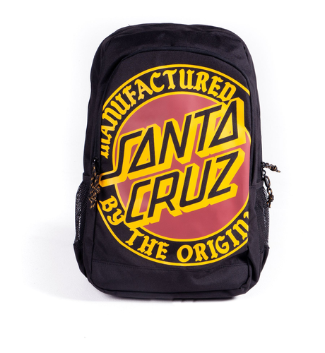 Santa Cruz Mfg Club Dot School Backpack - Black