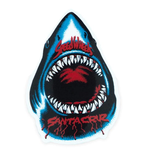 Santa Cruz Speed Wheels Shark Sticker